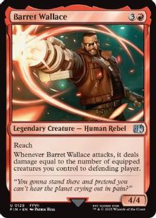 (129)《バレット・ウォーレス/Barret Wallace》[FIN] 赤U
