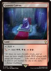 【サージ・Foil】(401)《偶像の石塚/Graven Cairns》[FIC] 土地R