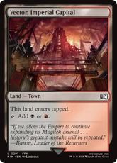 【Foil】(291)《帝国首都、ベクタ/Vector, Imperial Capital》[FIN] 土地C