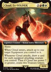 【Foil】(168)■拡張アート■《元ソルジャー、クラウド/Cloud, Ex-SOLDIER》[FIC] 金R