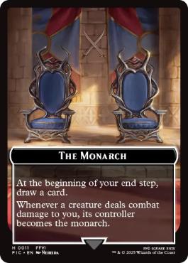 【サージ・Foil】(008/011)《ブラックジャック号+統治者トークン/The Blackjack+The Monarch Token》[FIC] 茶/特殊