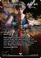 【Foil】(041)■ショーケース■《暁の戦士の遺産/Dawn Warriors' Legacy》//《ミジックスの熟達/Mizzix's Mastery》[FCA] 赤R