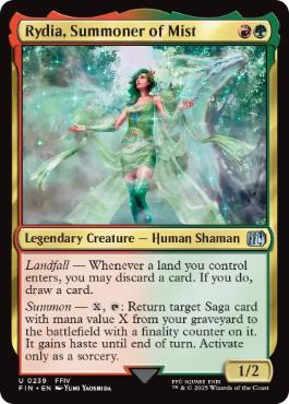 (239)《ミストの召喚士、リディア/Rydia, Summoner of Mist》[FIN] 金U