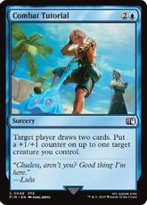 【Foil】(048)《チュートリアルバトル/Combat Tutorial》[FIN] 青C