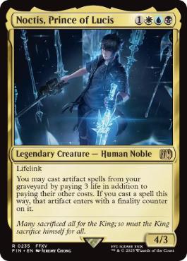『予約シングル』(235)《ルシスの王子、ノクティス/Noctis, Prince of Lucis》[FIN] 金R