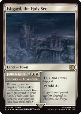 (283)《山の都、イシュガルド/Ishgard, the Holy See》[FIN] 土地R