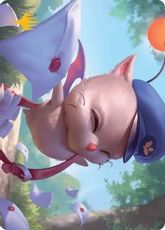 【箔押し】(001)【アート・カード】レターモーグリ[FIN]