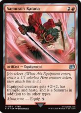 【Foil】(154)《「侍」の刀/Samurai's Katana》[FIN] 赤U