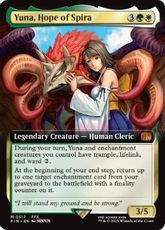 【Foil】(517)■拡張アート■《スピラの希望、ユウナ/Yuna, Hope of Spira》[FIN-BF] 金R