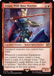 【Foil】(137)《のばらの義士、フリオニール/Firion, Wild Rose Warrior》[FIN] 赤R