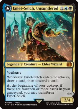 (218)《オリジナル、アシエン・エメトセルク/Emet-Selch, Unsundered》/《最古の魔道士、ハーデス/Hades, Sorcerer of Eld》[FIN] 金R