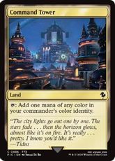 【サージ・Foil】(486)《統率の塔/Command Tower》[FIC] 土地C