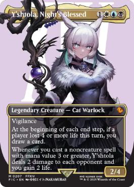 (207)■ボーダーレス■《魔女、ヤ・シュトラ・ルル/Y'shtola, Night's Blessed》[FIC] 金R
