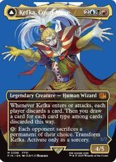 (398)■ボーダーレス■《人造魔導士、ケフカ/Kefka, Court Mage》/《破壊の化身、ケフカ/Kefka, Ruler of Ruin》[FIN-BF] 金R