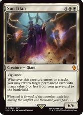 【サージ・Foil】(254)《太陽のタイタン/Sun Titan》[FIC] 白R