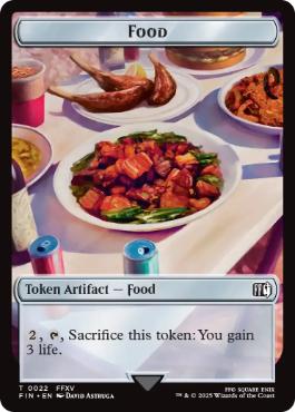 (022/004)《食物+英雄トークン/Food+Hero Token》[FIN] 茶/無