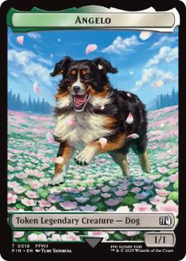 (019/020)《アンジェロ+ダークネイショントークン/Angelo+Darkstar Token》[FIN] 金/金