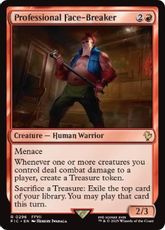 【サージ・Foil】(296)《顔壊しのプロ/Professional Face-Breaker》[FIC] 赤R