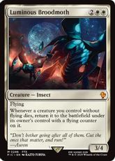 【サージ・Foil】(246)《光明の繁殖蛾/Luminous Broodmoth》[FIC] 白R