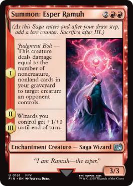 (161)《召喚：幻獣ラムウ/Summon: Esper Ramuh》[FIN] 赤U