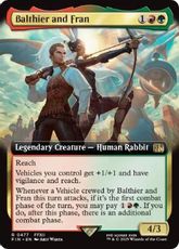 【Foil】(477)■拡張アート■《空賊バルフレアとフラン/Balthier and Fran》[FIN-BF] 金R