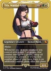 【Foil】(206)■ボーダーレス■《格闘家、ティファ/Tifa, Martial Artist》[FIC] 金R