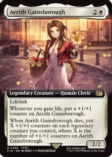Foil】(423)□拡張アート□《エアリス・ゲインズブール/Aerith 