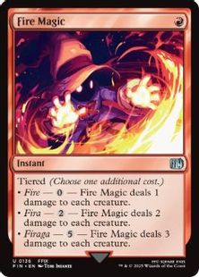 (136)《炎魔法/Fire Magic》[FIN] 赤U