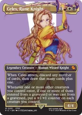 (201)■ボーダーレス■《ルーンナイト、セリス/Celes, Rune Knight》[FIC] 金R
