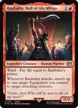 (151)《アラミゴの猛牛、ラウバーン/Raubahn, Bull of Ala Mhigo》[FIN] 赤R