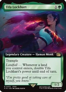 Foil】(473)□拡張アート□《ティファ・ロックハート/Tifa Lockhart 