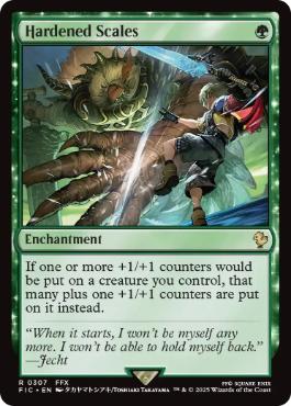 (307)《硬化した鱗/Hardened Scales》[FIC] 緑R