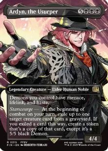 (315)■ボーダーレス■《簒奪者、アーデン/Ardyn, the Usurper》[FIN-BF] 黒R