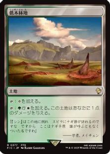 サージ・Foil】(377)《低木林地/Brushland》[FIC] 土地R | 日本最大級 