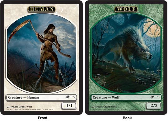 《Human+Wolfトークン/Human+Wolf Token》[FNM] 