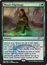 【Foil】《ニッサの巡礼/Nissa's Pilgrimage》(FNM)[流星マーク] 緑C