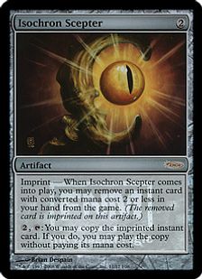 Foil】《等時の王笏/Isochron Scepter》(FNM)[DCIマーク] 茶 | 日本 