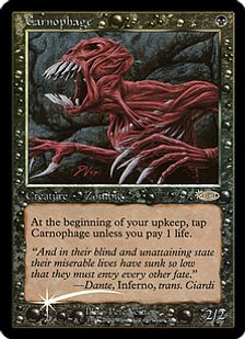 Foil】《カーノファージ/Carnophage》(FNM)[DCIマーク] 黒 | 日本最大 