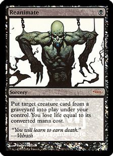 Foil】《再活性/Reanimate》(FNM)[DCIマーク] 黒 | 日本最大級 MTG通販 
