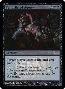 Foil】《苦悶の触手/Tendrils of Agony》(FNM)[DCIマーク] 黒 | 日本 