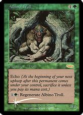 【Foil】《アルビノ・トロール/Albino Troll》(FNM)[DCIマーク] 緑U