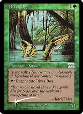 【Foil】《リバー・ボア/River Boa》(FNM)[6ED-P] 緑U