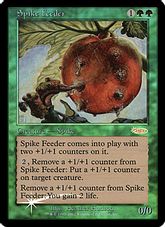 【Foil】《スパイクの飼育係/Spike Feeder》(FNM)[DCIマーク] 緑U