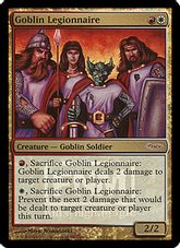 【Foil】《ゴブリンの軍団兵/Goblin Legionnaire》(FNM)[DCIマーク] 金C