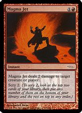 【Foil】《マグマの噴流/Magma Jet》(FNM)[DCIマーク] 赤U