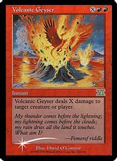 【Foil】《溶岩噴火/Volcanic Geyser》(FNM)[6ED-P] 赤U