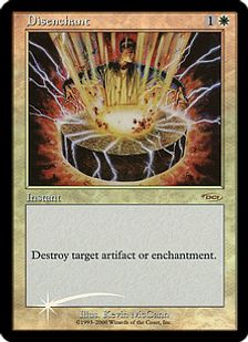 【Foil】《解呪/Disenchant》(FNM)[DCIマーク] 白