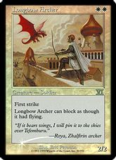 【Foil】《長弓兵/Longbow Archer》(FNM)[6ED-P] 白U