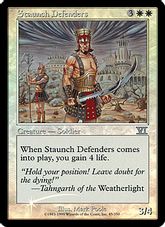 【Foil】《堅牢な防衛隊/Staunch Defenders》(FNM)[6ED-P] 白U