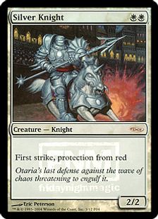 Foil】《銀騎士/Silver Knight》(FNM)[DCIマーク] 白 | 日本最大級 MTG 